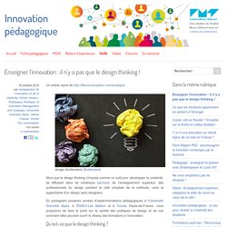 Enseigner l’innovation : il n’y a pas que le design thinking !