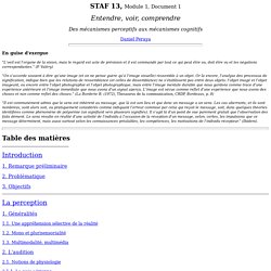 Entendre, voir, comprendre