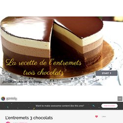L'entremets 3 chocolats by A.DoQuang on Genially