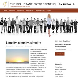 The Reluctant Entrepreneur - Bates Information Services