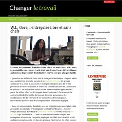 W.L. Gore, l'entreprise libre et sans chefs