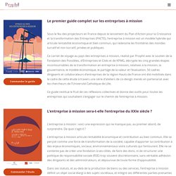 L'étude sur les entreprises à mission - Prophil