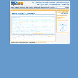 NexGen Ergonomics - Products - ManneQuinPRO