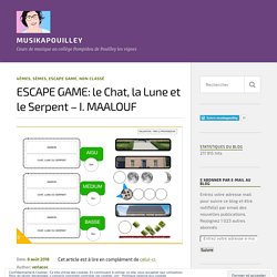 ESCAPE GAME: le Chat, la Lune et le Serpent – I. MAALOUF