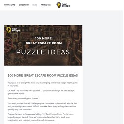100 Escape Room Puzzle Ideas – Nowescape