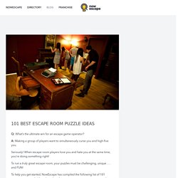 101 Best Escape Room Puzzle Ideas – Nowescape
