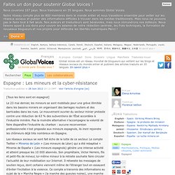 Espagne : Les mineurs et la cyber-résistance
