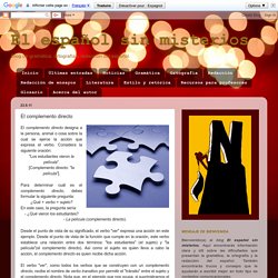 El español sin misterios: El complemento directo