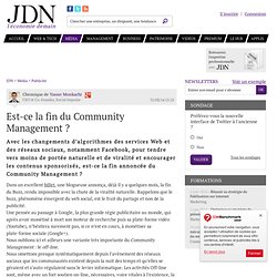 Est-ce la fin du Community Management ?