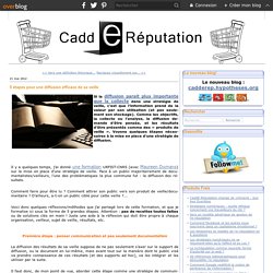5 étapes pour une diffusion efficace de sa veille