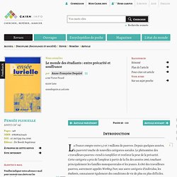 Le monde des étudiants : entre précarité et souffrance