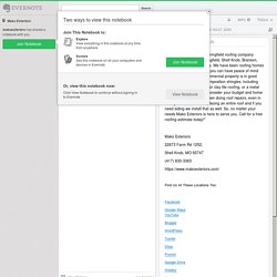 Evernote shared notebook:
