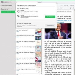 Evernote shared notebook: Dich vu lam visa TPHCM