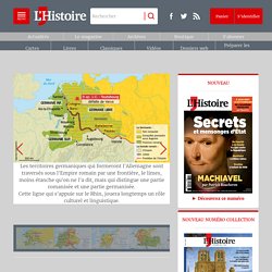Évolution des frontières de l'Allemagne. 14 ap. J.-C. - 1990
