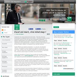 Excel est mort, vive le mindmap!
