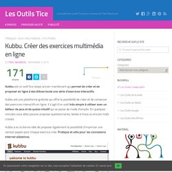 Kubbu. Créer des exercices multimédia en ligne