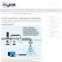 Le LiFi : explication, avantages et contraintes