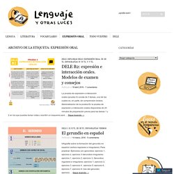 EXPRESIÓN ORAL