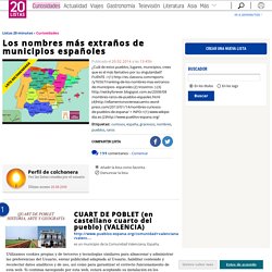 Los nombres más extraños de municipios españoles