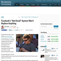 New Facebook Messaging System Is Fine...If You Use Facebook