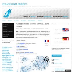 Facebook friends network mapping: a Gephi tutorial