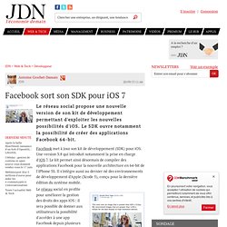 Facebook sort son SDK pour iOS 7