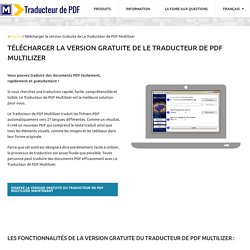 Traduire des documents PDF courts facilement et gratuitement !