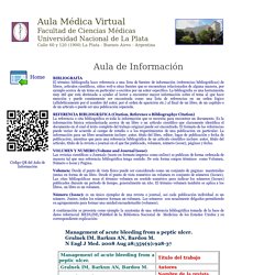 Aula Médica Virtual Facultad de Ciencias Médicas Universidad Nacional de La Plata