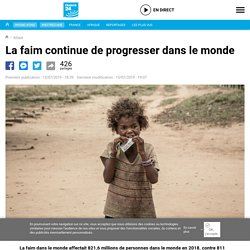 La faim continue de progresser dans le monde