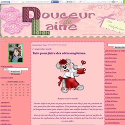 Tuto pour faire des côtes anglaises. - Douceur de laine