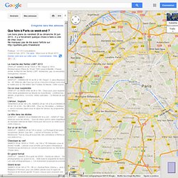 Que faire à Paris ce week-end ?