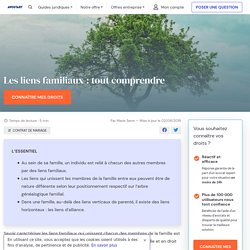 Les liens familiaux : tout comprendre - Avostart