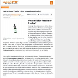 Lipo Fatburner Preis