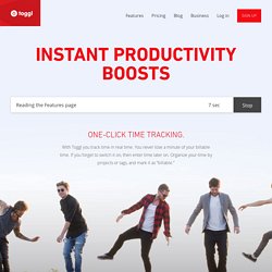Features Online Timer & Timesheet Export