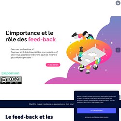 Le feed-back et les apprentissages