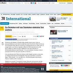 La femme est un homme comme les autres