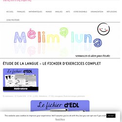 Étude de la langue - le fichier d'exercices complet