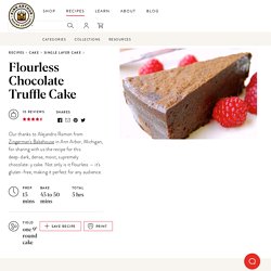 Flourless Chocolate Truffle Cake