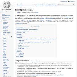 Flow (psychologie)