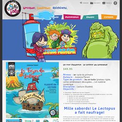 La mer Fluidonia – Le trésor du Lectopus – Les éditions Génie Folie