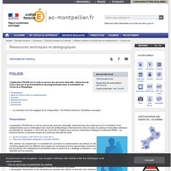 FOLIOS - ac-montpellier