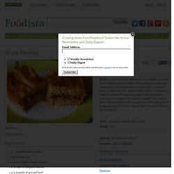 Greek Pastitsio