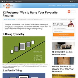 12 Foolproof Way to Hang Your Favourite Pictures