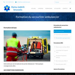 Formation base – ifamu-iodmh.brussels
