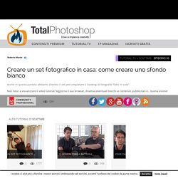 Creare un set fotografico in casa: come creare uno sfondo biancoTotal Photoshop - Il primo sito di Video tutorial in Italiano su Photoshop, Fotografia, Illustrator, Premiere, After Effects, Dreamweaver e WordPress - Total Photoshop - Il primo sito di Vide