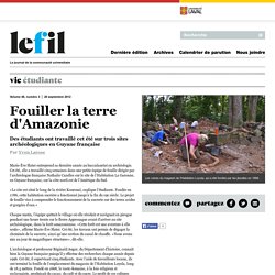 Fouiller la terre d'Amazonie