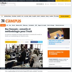 Bac français : conseils et méthodologie pour l’écrit