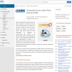 Les Français et le jeu vidéo - Portrait-robot des joueurs