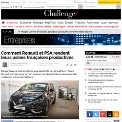 Comment Renault et PSA rendent leurs usines françaises productives
