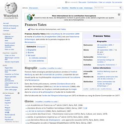 Frances Yates